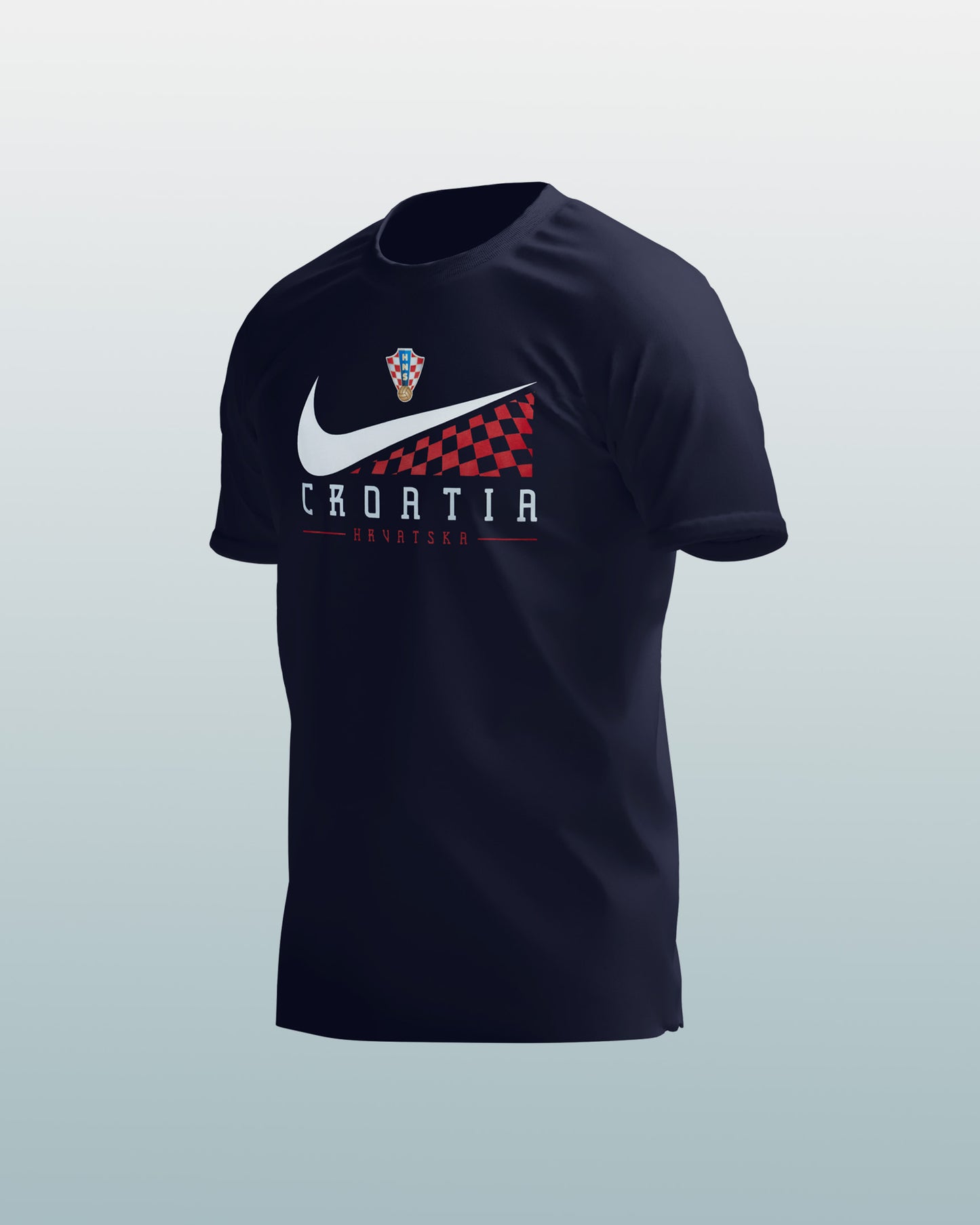 T-Shirt Swoosh Croatia blue Y