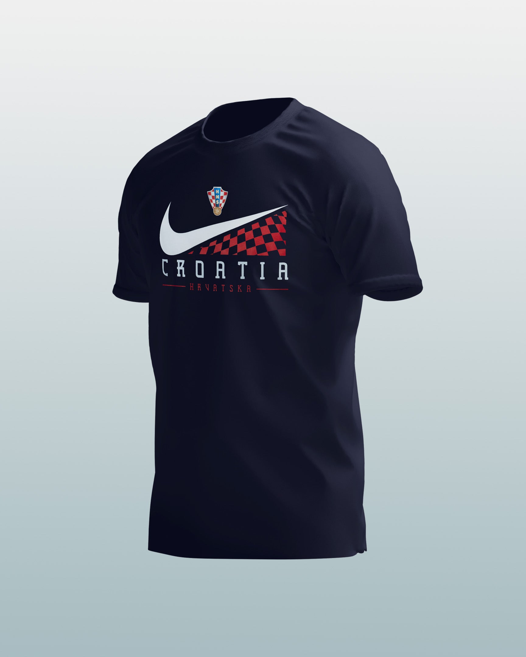 T-Shirt Swoosh Croatia blue Y