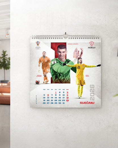 "Vatreni" Calendar 2026 2