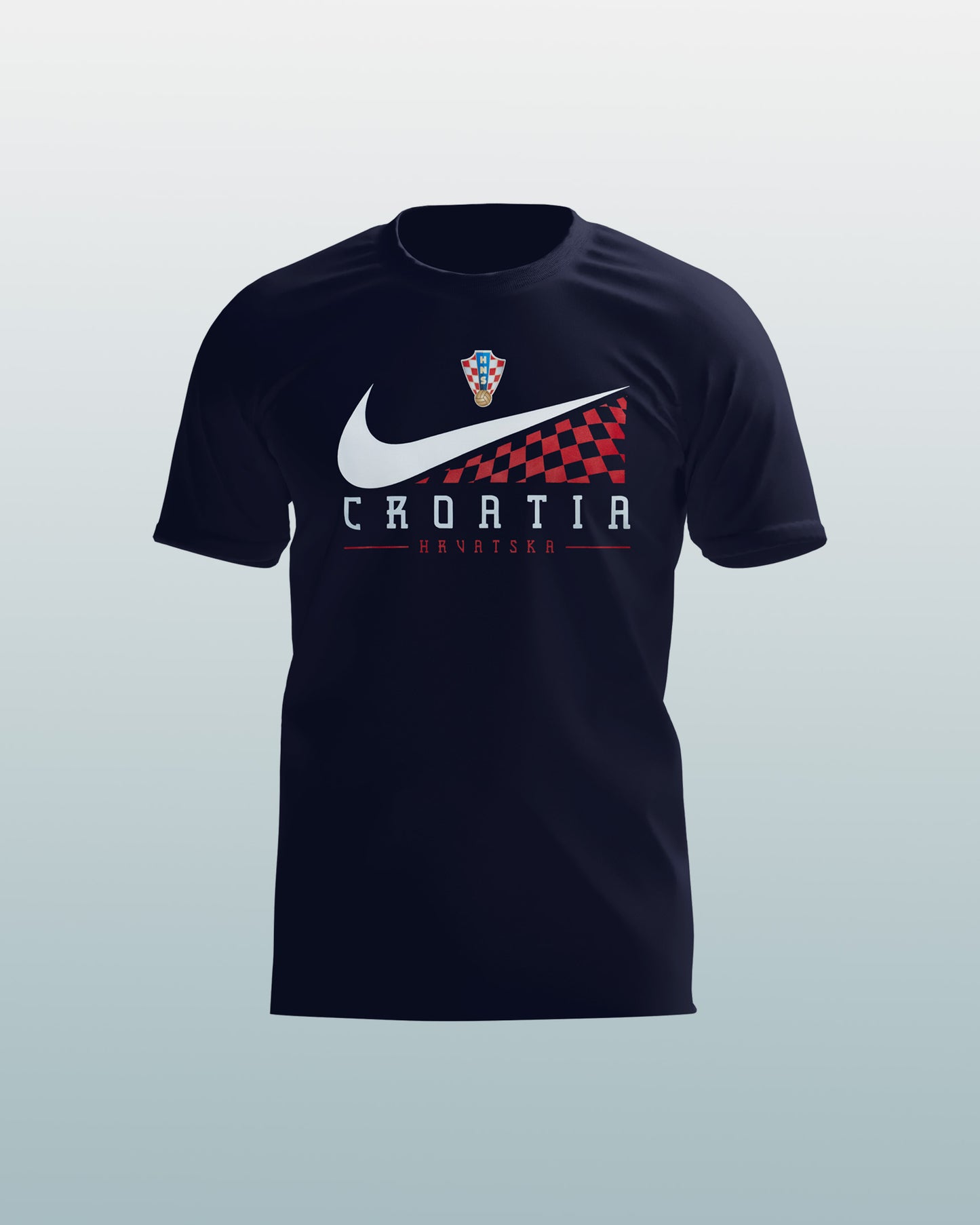 T-Shirt Swoosh Croatia blue Y 2