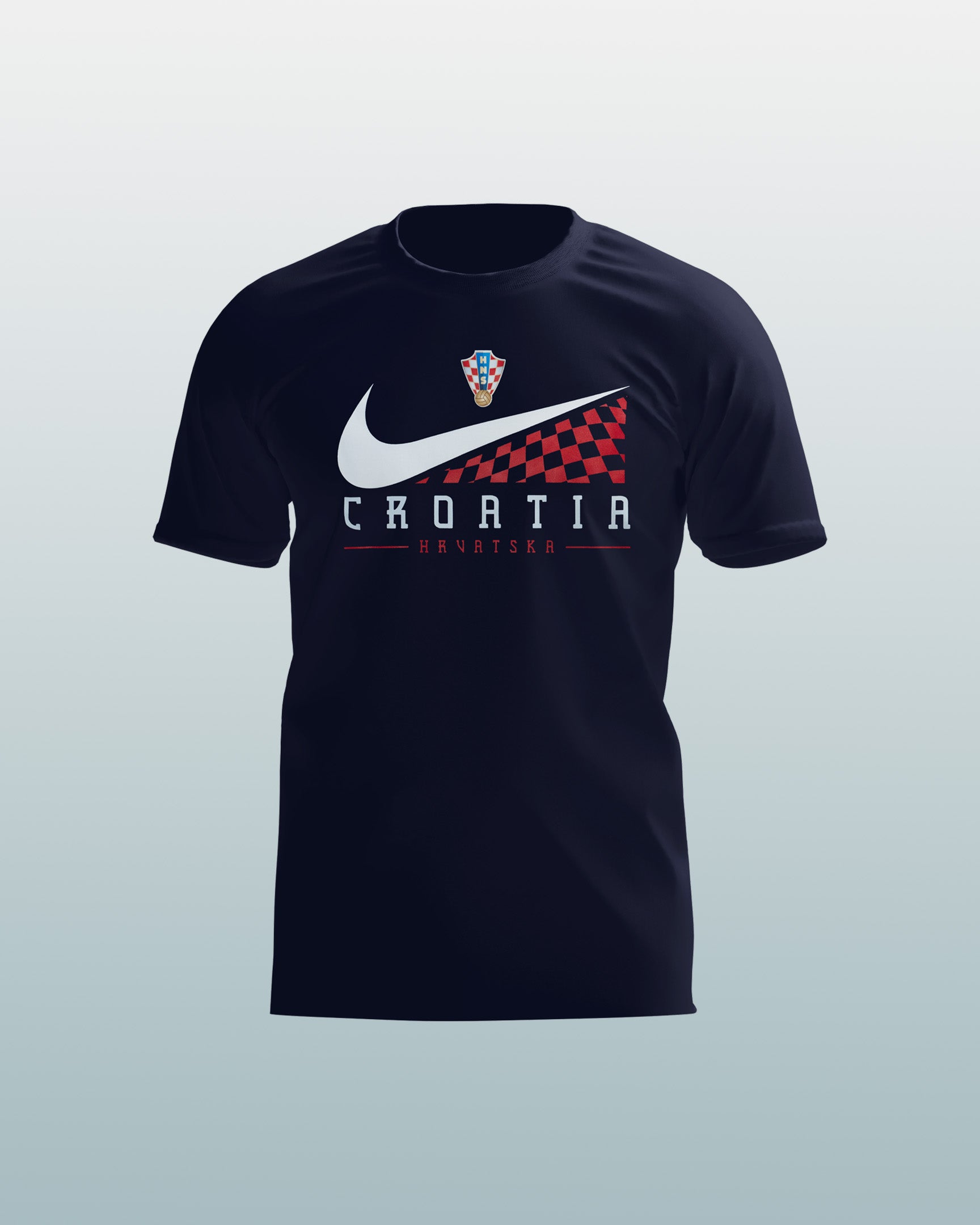 T-Shirt Swoosh Croatia blue Y 2