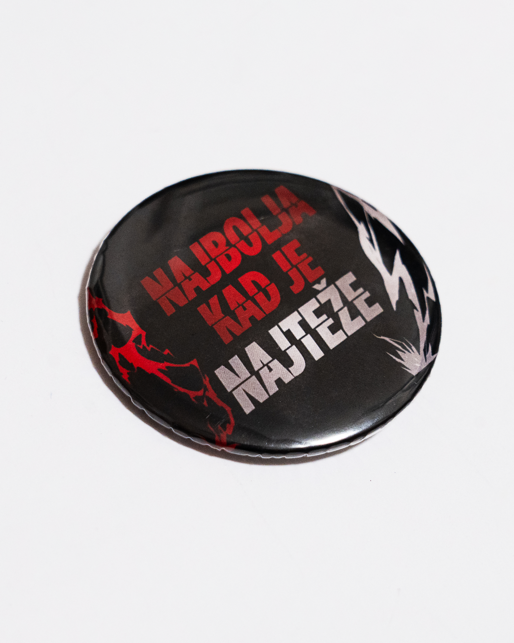 Badge "Najbolja kad je najteže"