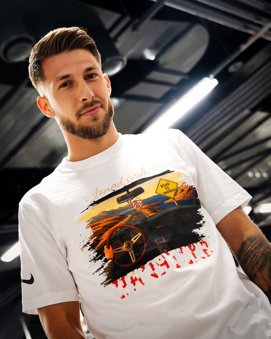T-Shirt "Road to America" M