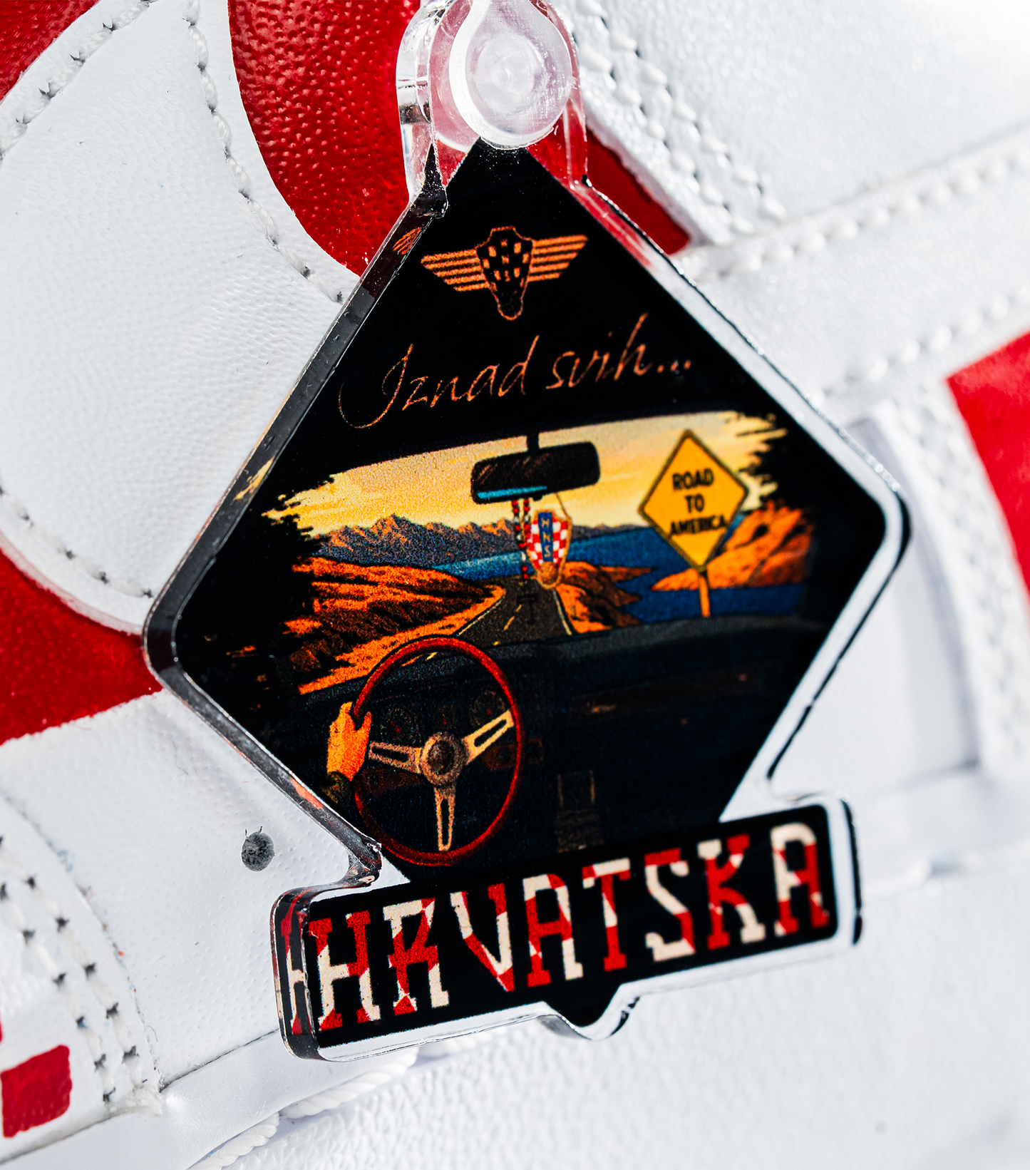 Keychain "Road to America" 3