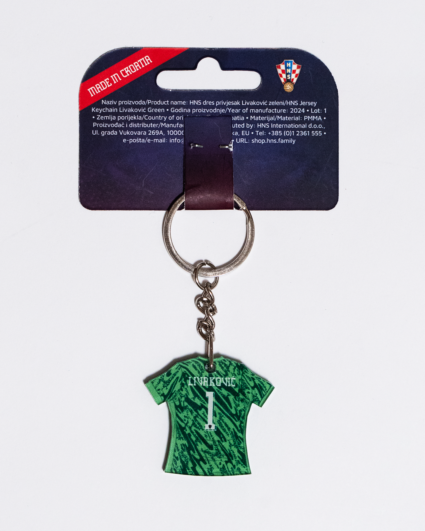 Jersey Keychain GK Livaković 3