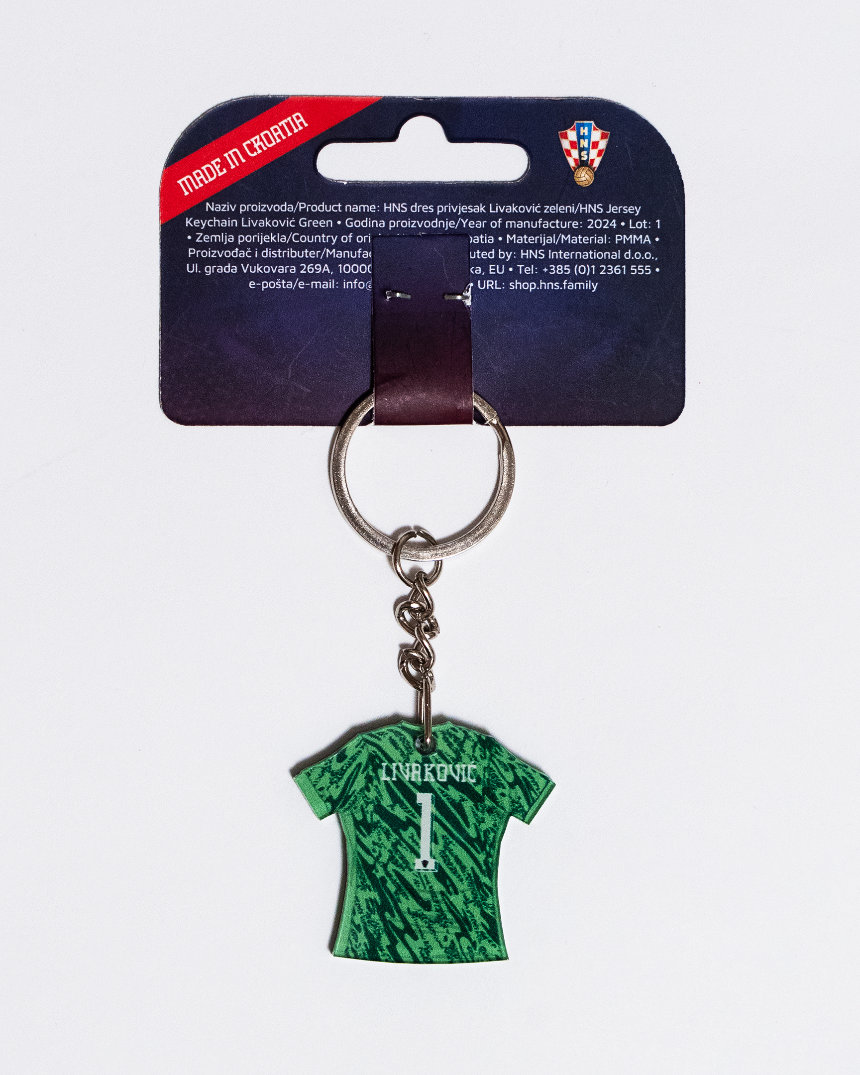 Jersey Keychain GK Livaković 3