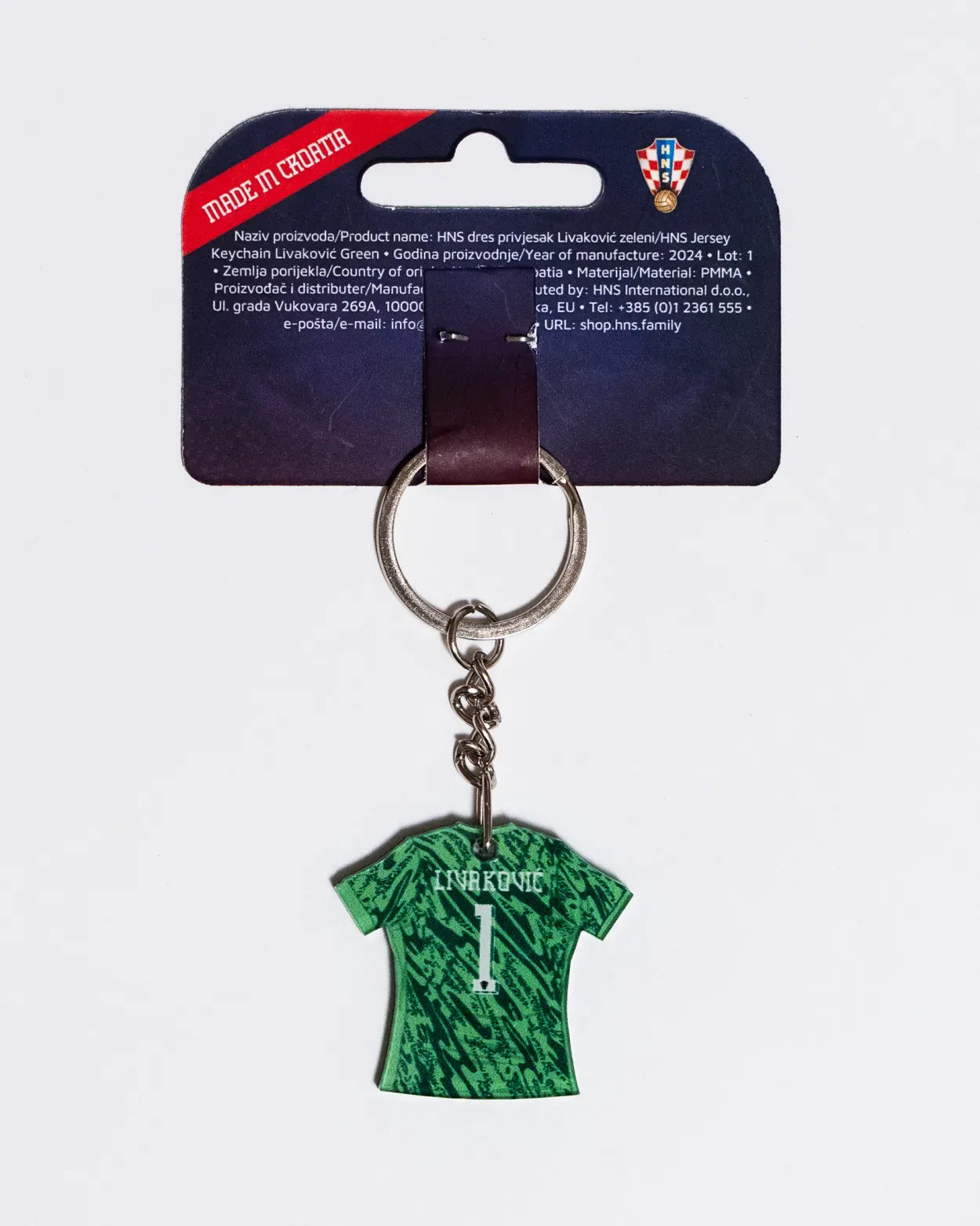 Jersey Keychain GK Livaković