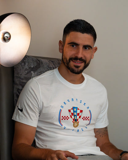 T-Shirt Crest Hrvatska Vatreni white M 3