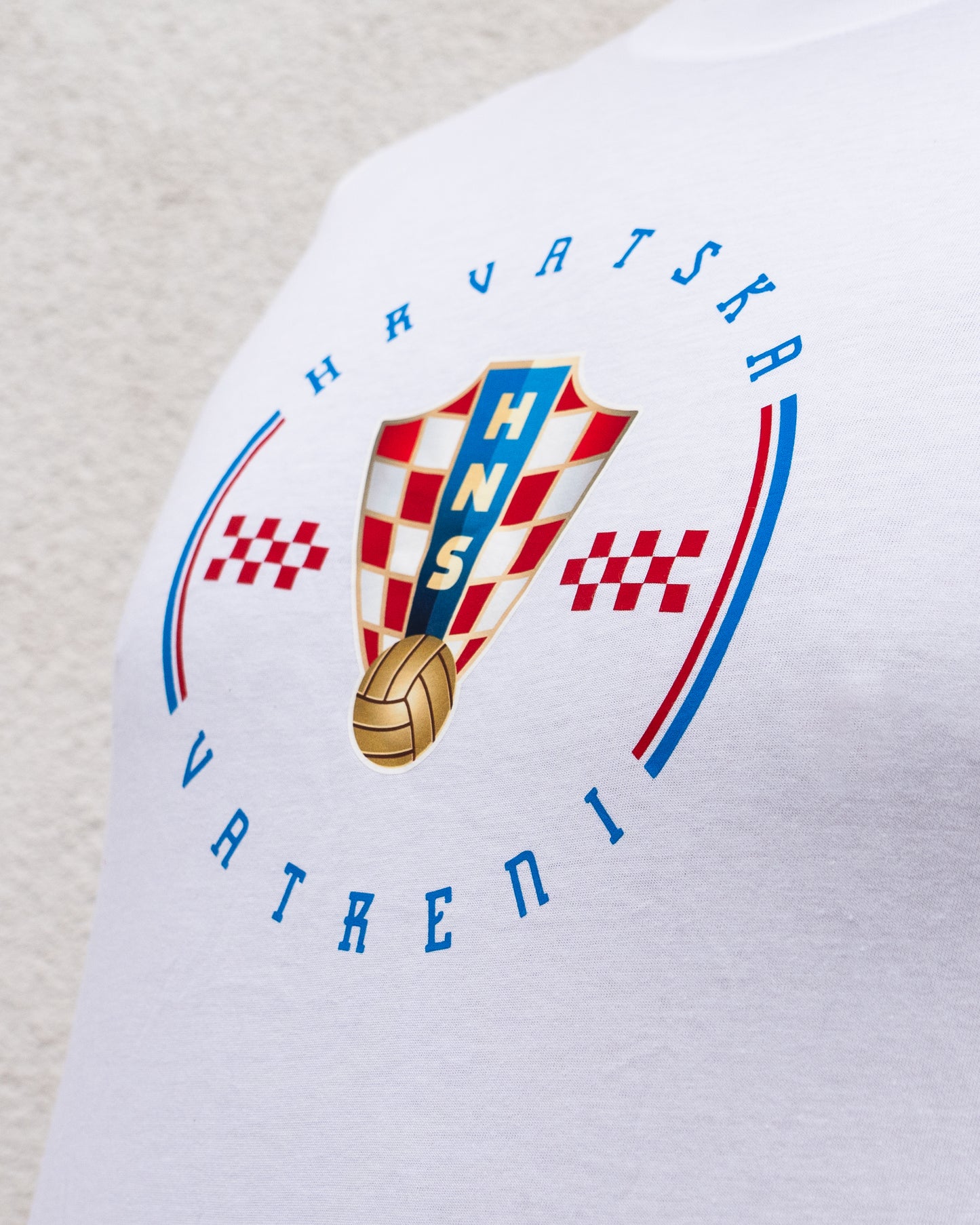 T-Shirt Crest Hrvatska Vatreni white M 4