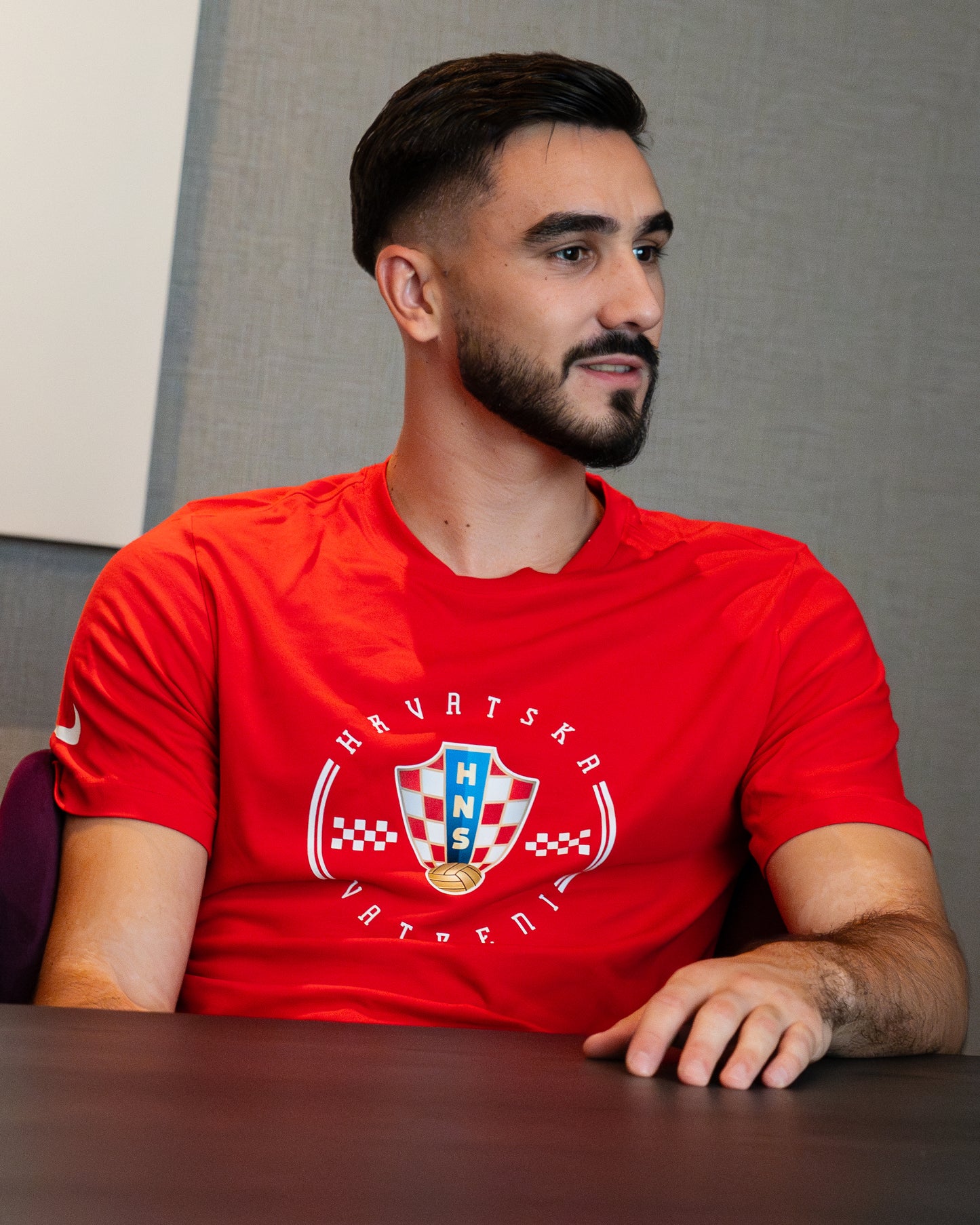 T-Shirt Crest Hrvatska Vatreni red M 3