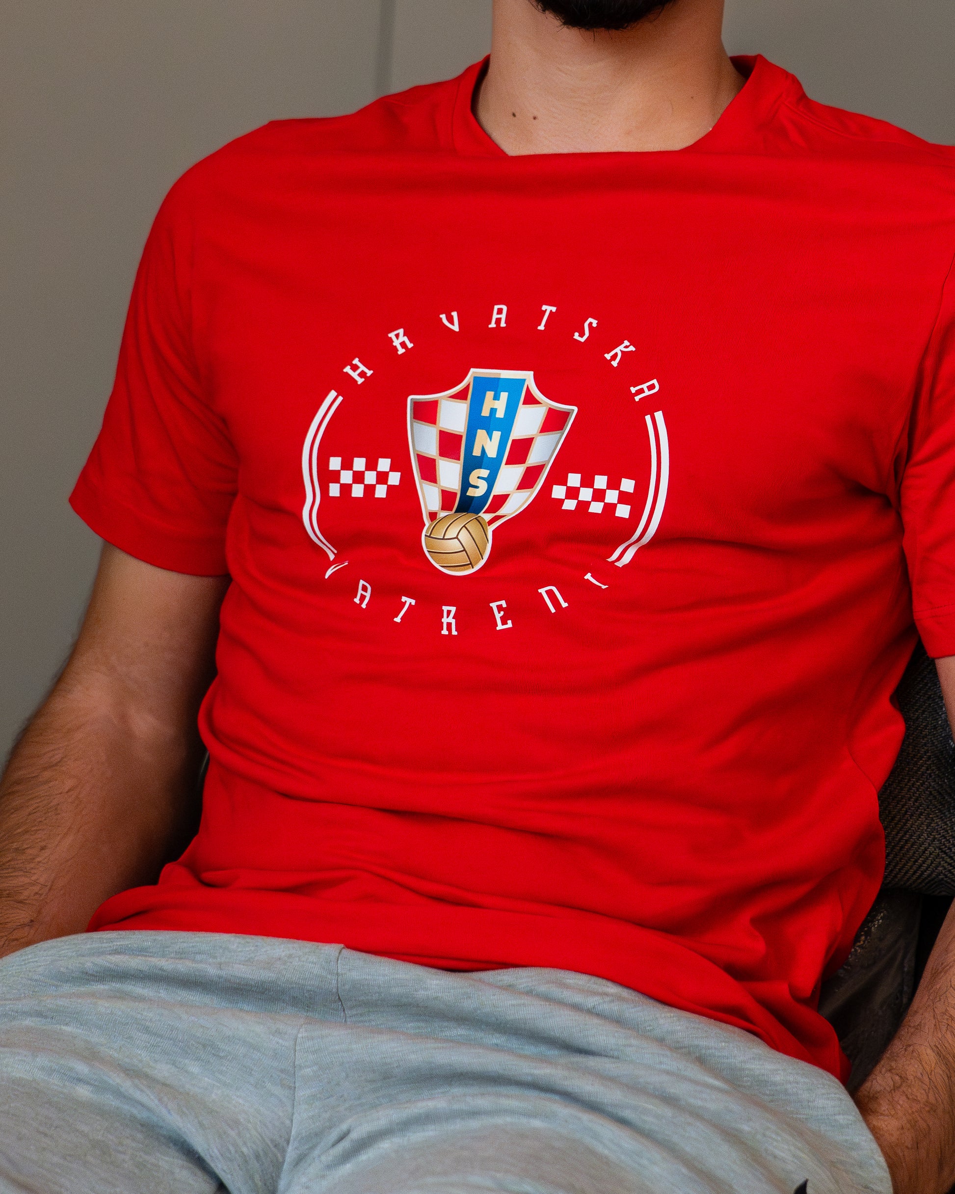 T-Shirt Crest Hrvatska Vatreni red M 5