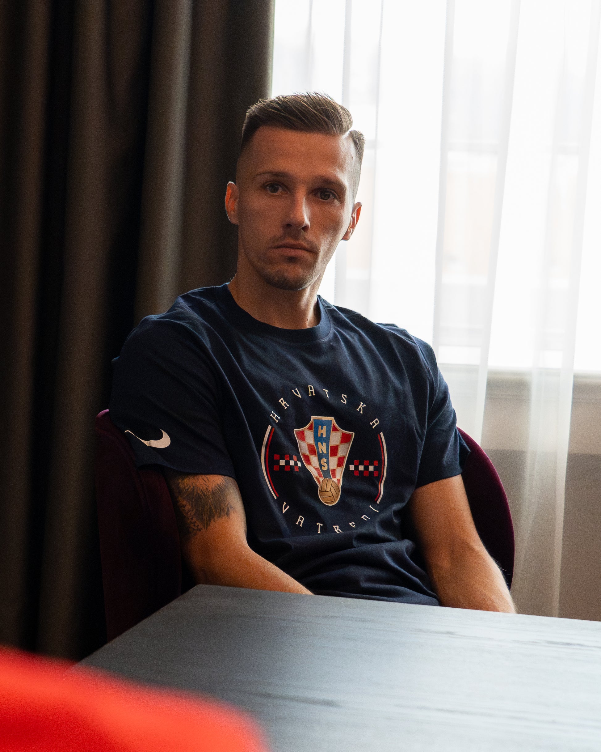 T-Shirt Crest Hrvatska Vatreni blue M 3