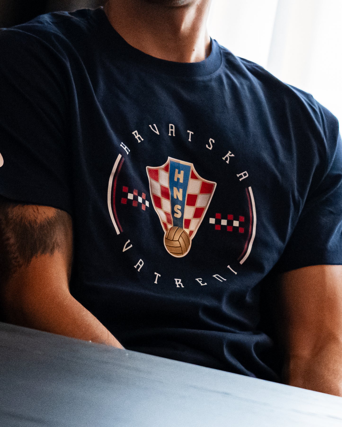 T-Shirt Crest Hrvatska Vatreni blue M 4