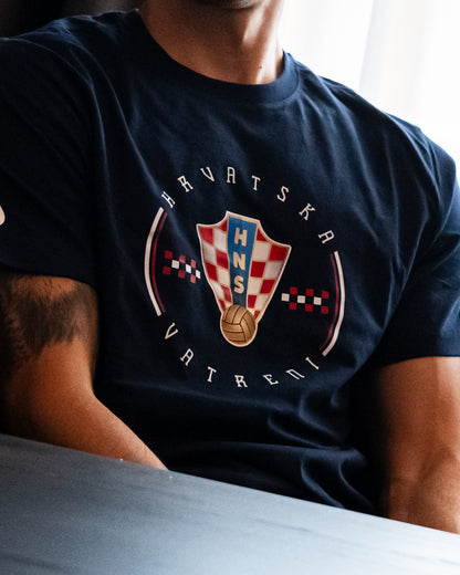 T-Shirt Crest Hrvatska Vatreni blue M 4