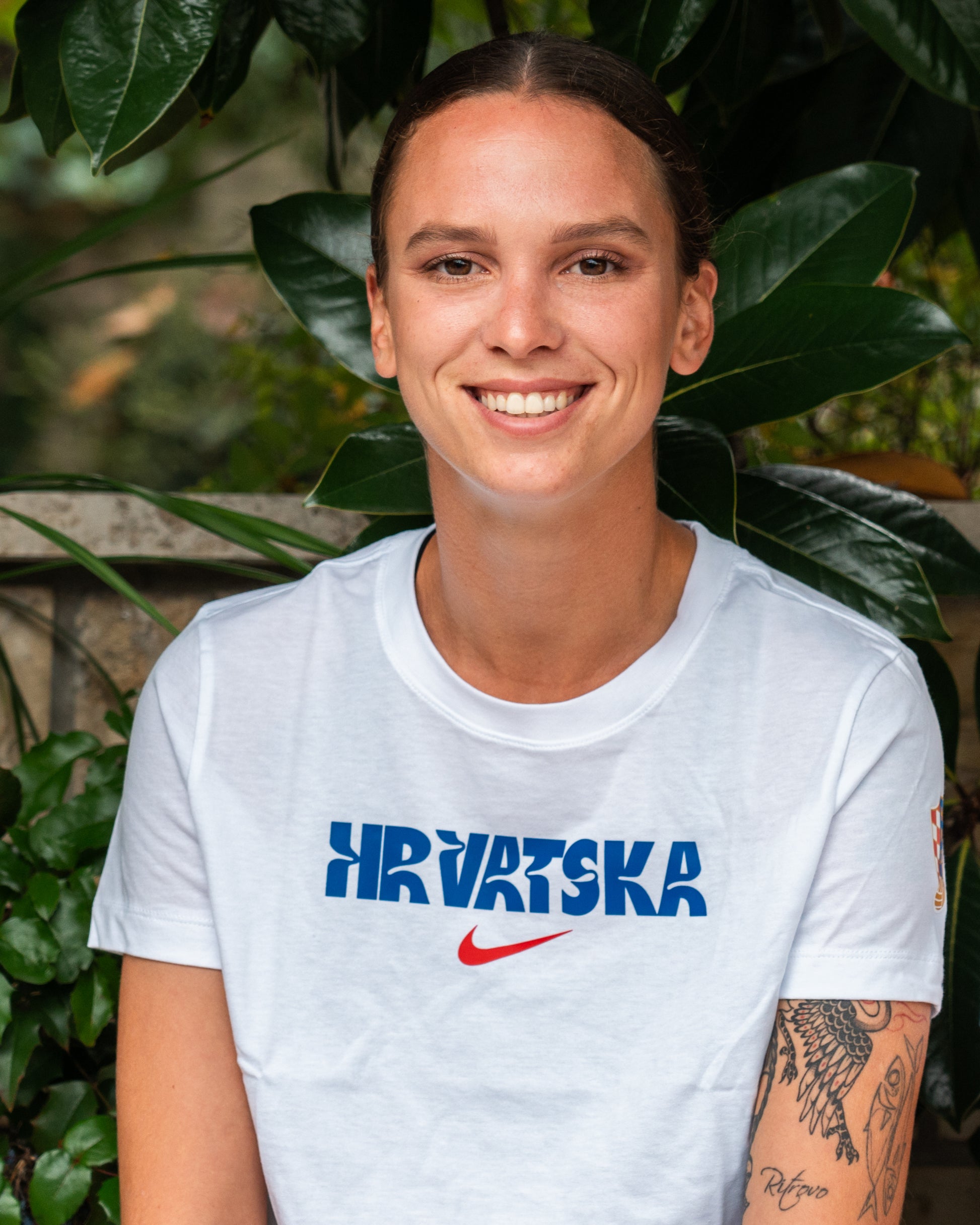 T-shirt HRVATSKA white W