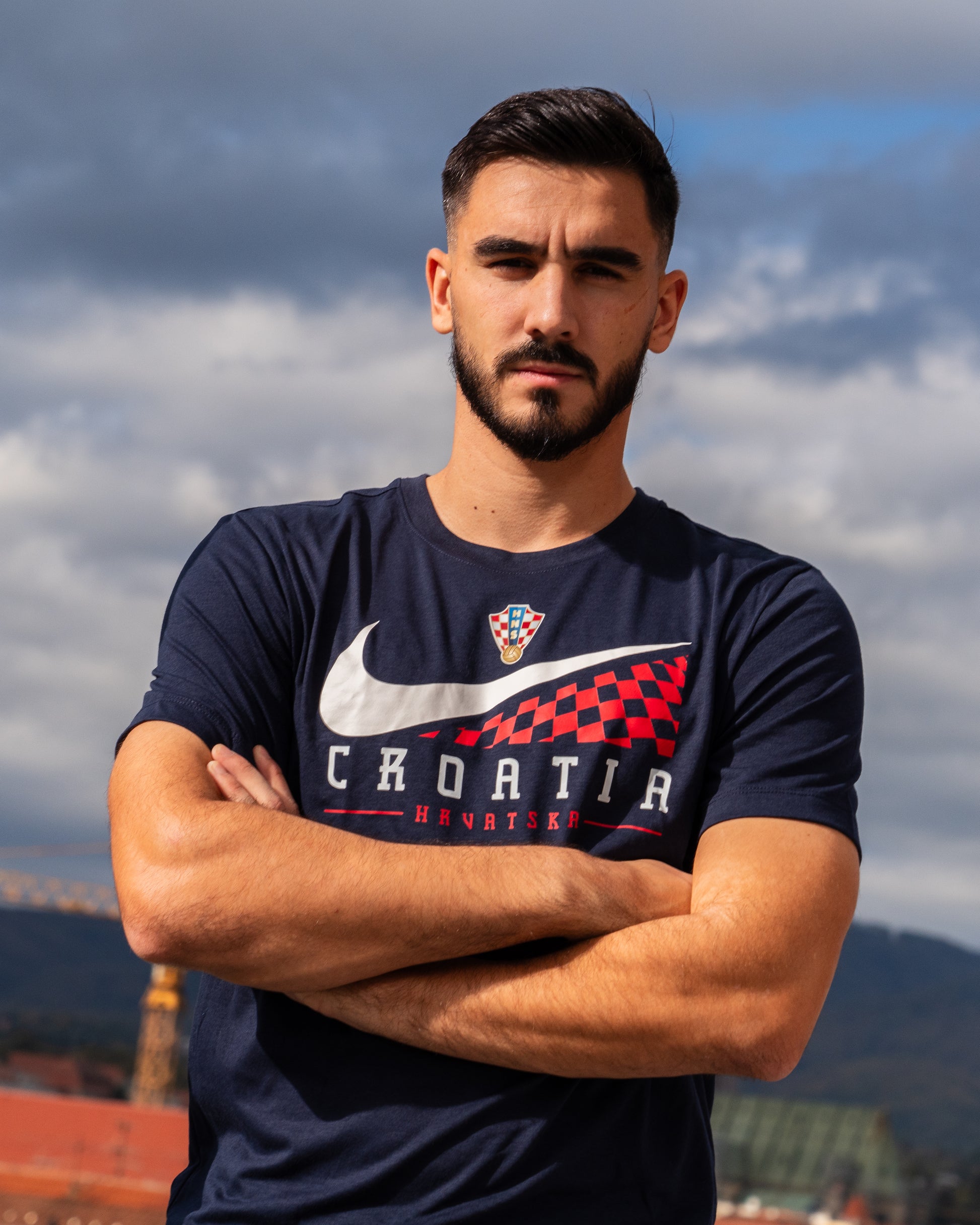 T-Shirt Swoosh Croatia blue M 2