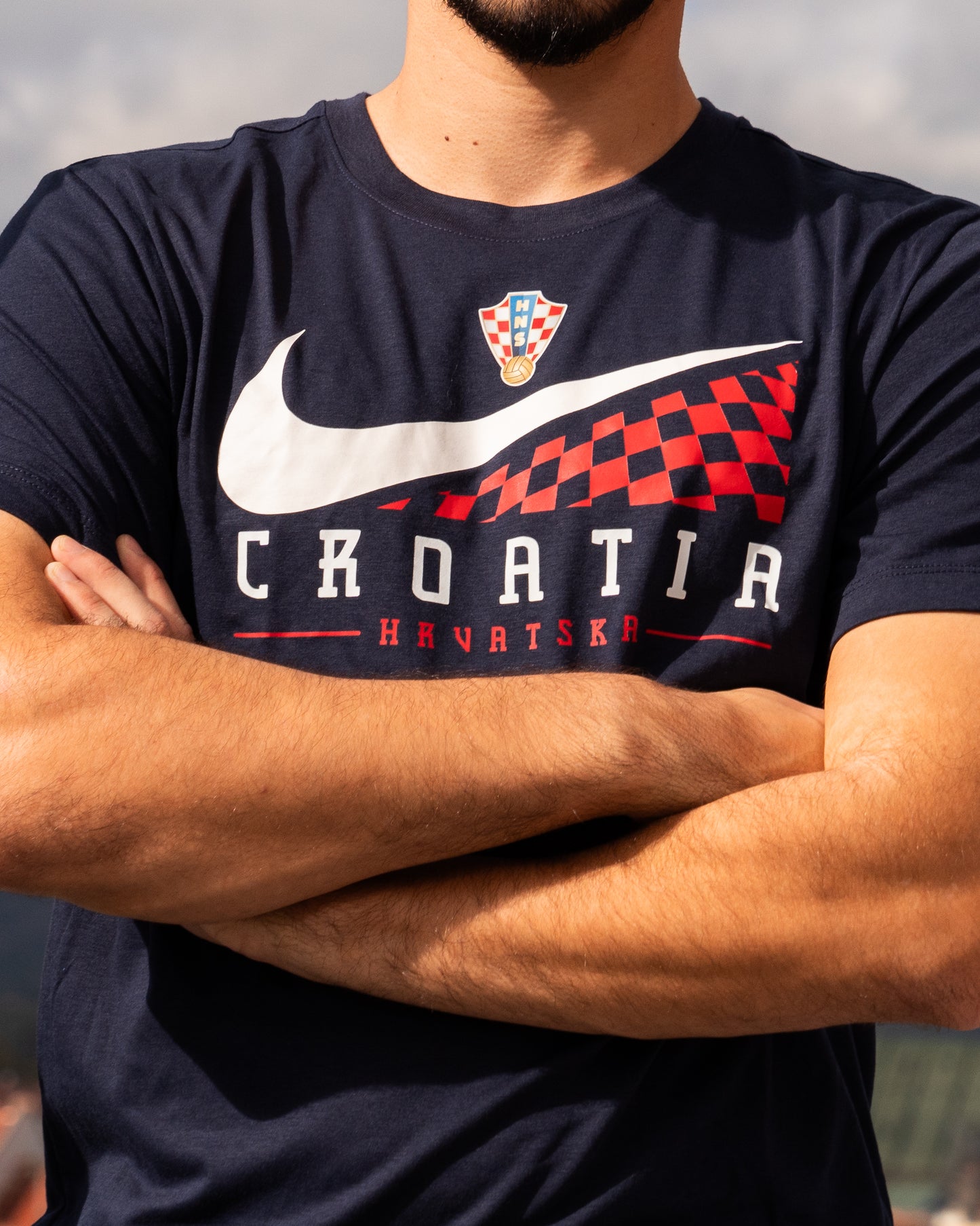 T-Shirt Swoosh Croatia blue M 4