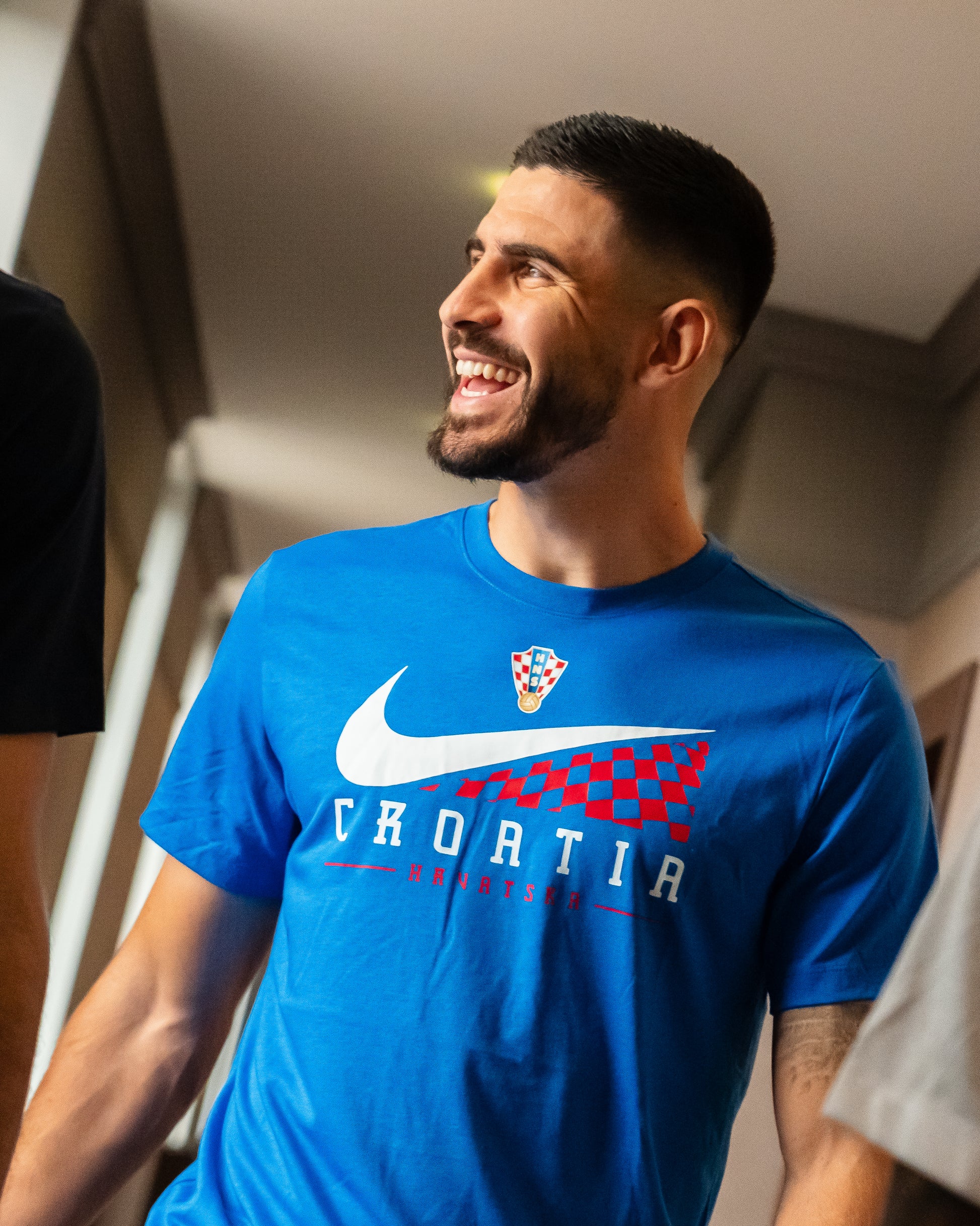 T-Shirt Swoosh Croatia light blue M