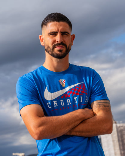 T-Shirt Swoosh Croatia light blue M 2