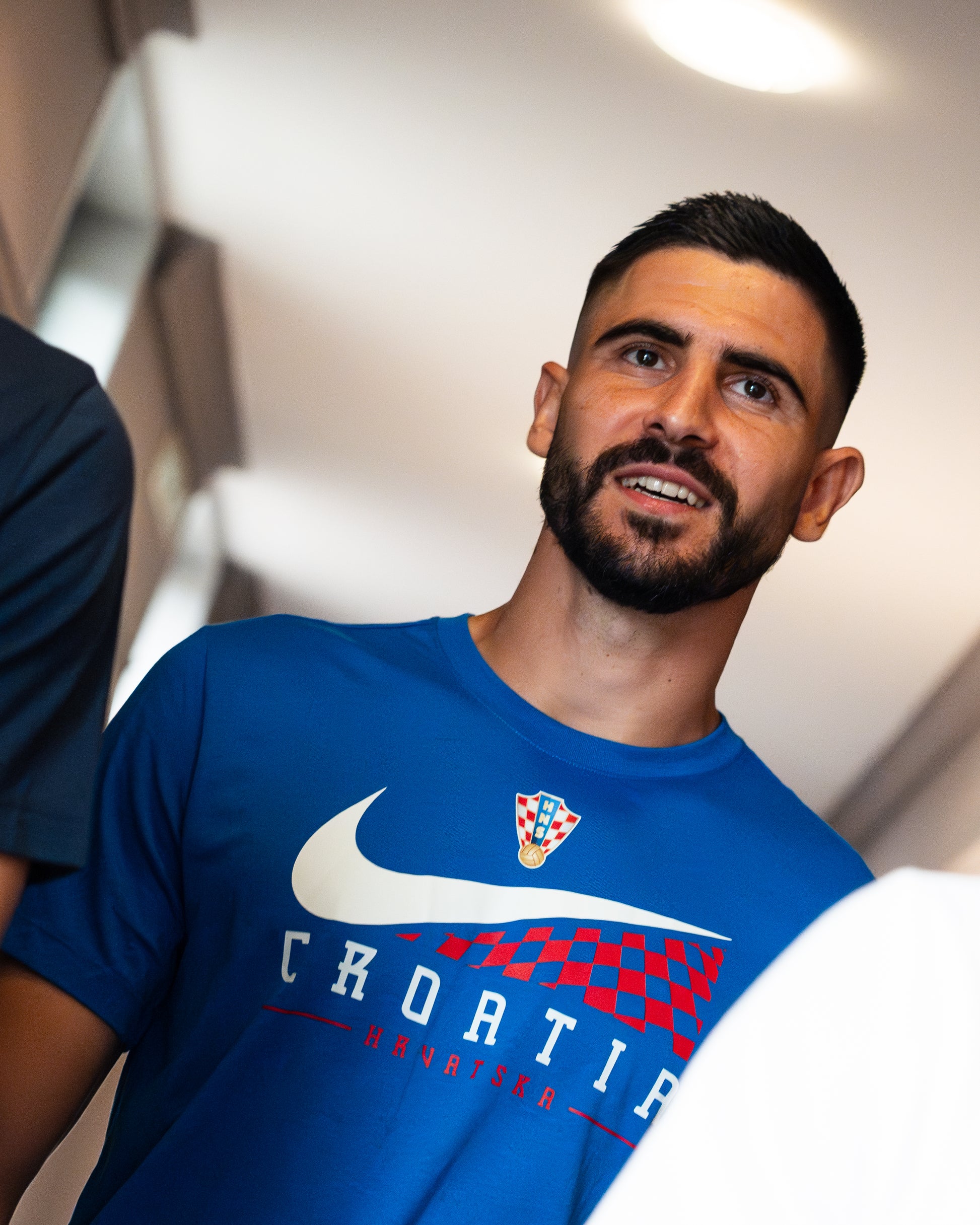 T-Shirt Swoosh Croatia light blue M 3